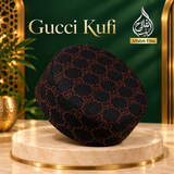 Gucci Kufi — Black with Brown Embroidery