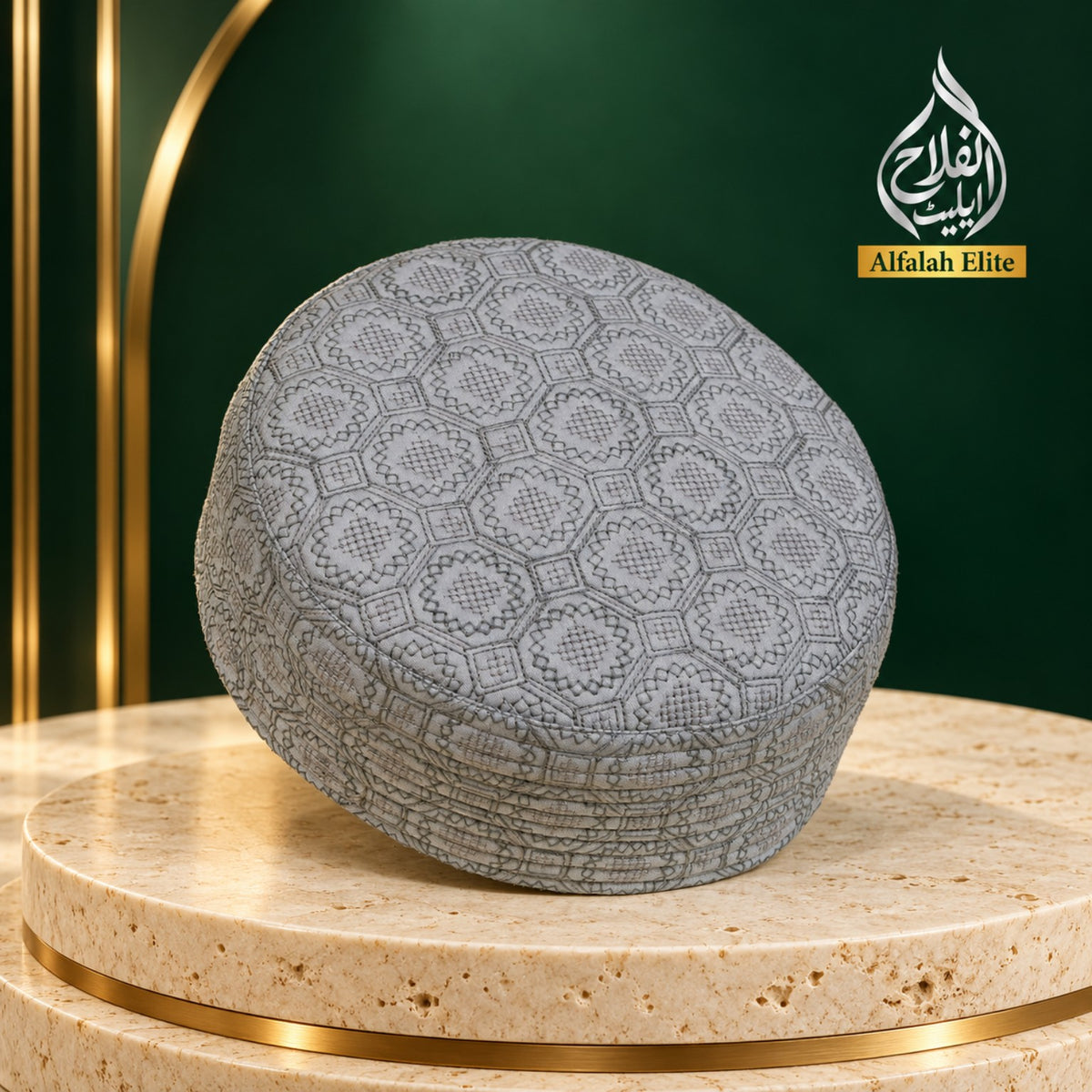 Signature Kufi in Light Grey